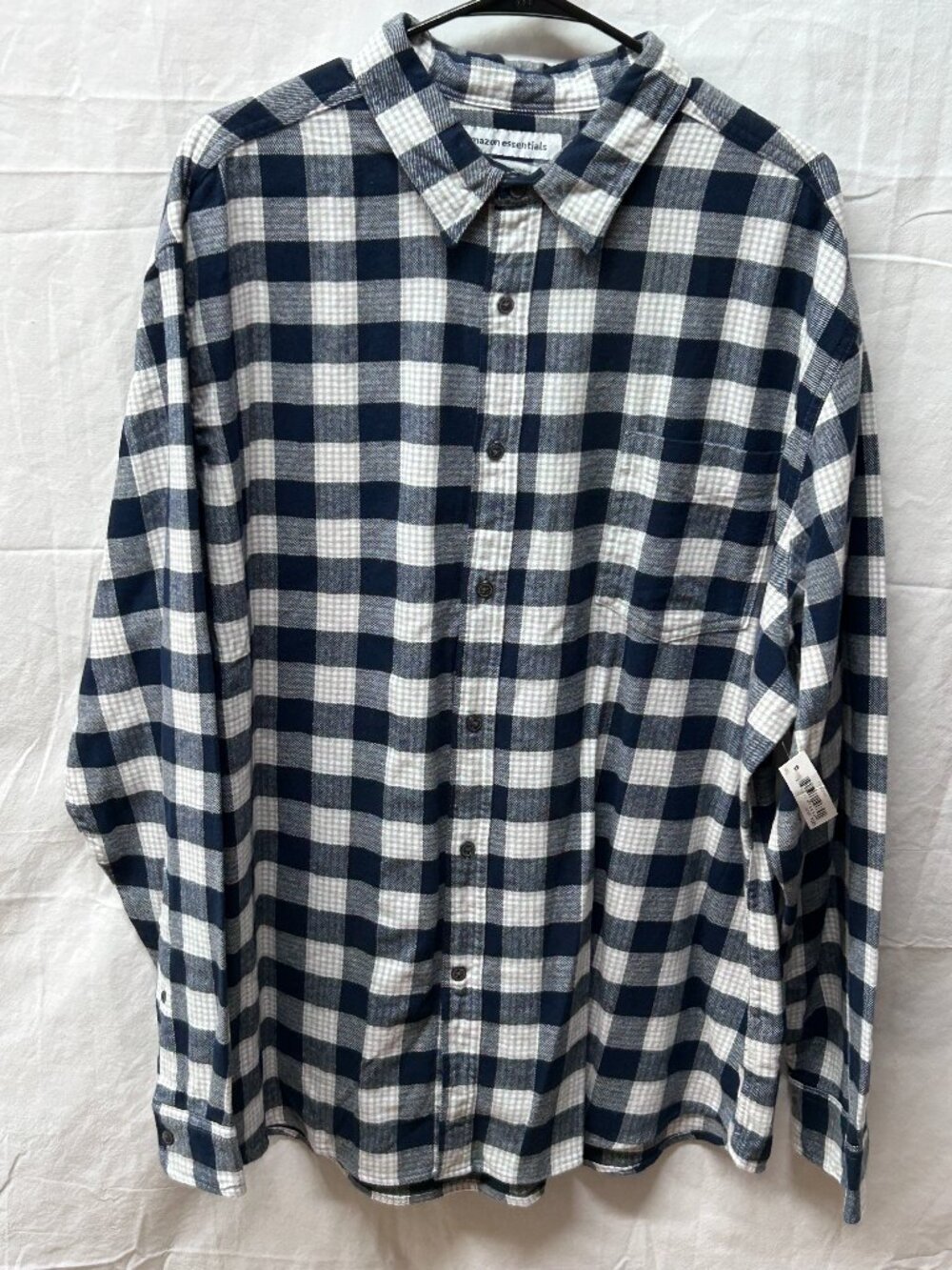 New Men's Amazon Essentials 2 xl flannel